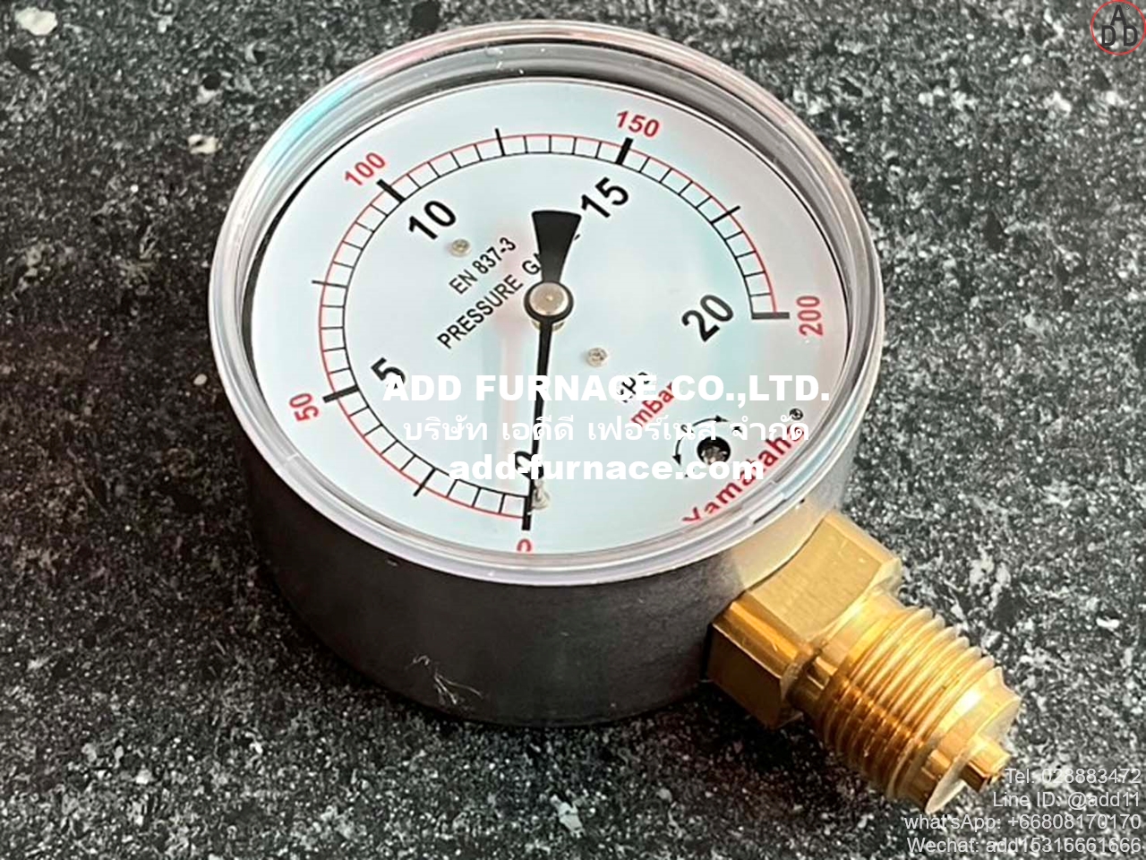 Yamataha Pressure Gauge 0-20kPa(0-200mBar) 1/2 (3)